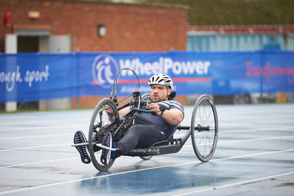 Handcycling is a key component of para-triathlon