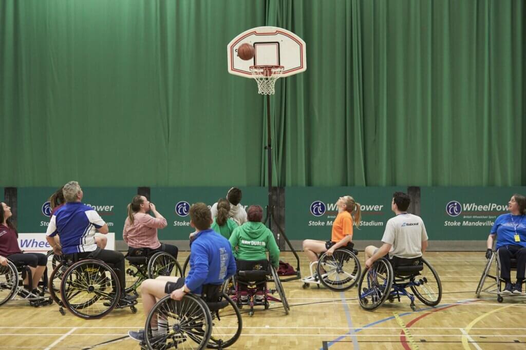 Wheelchair Basketball at the WheelPower Inter Spinal Unit Games
