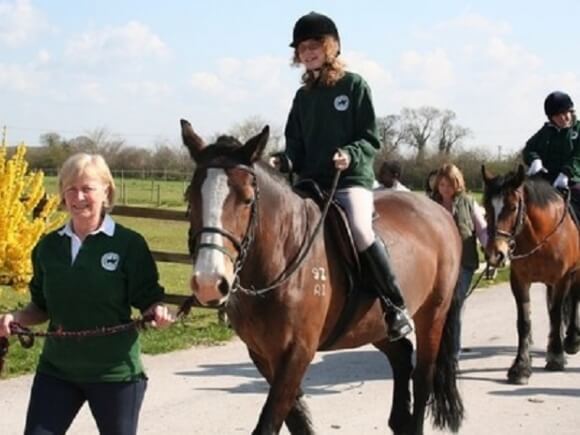 Adaptive equestrian rider