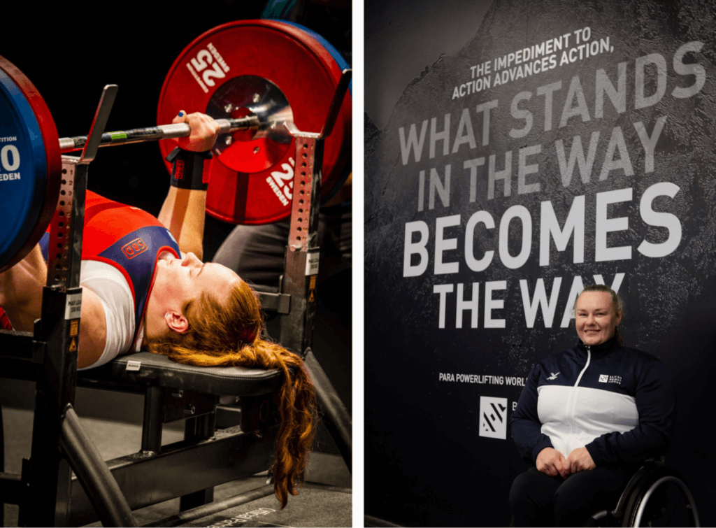 Louise Sugden benchpress