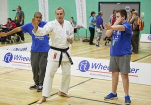 Wheelpower martial arts session in action