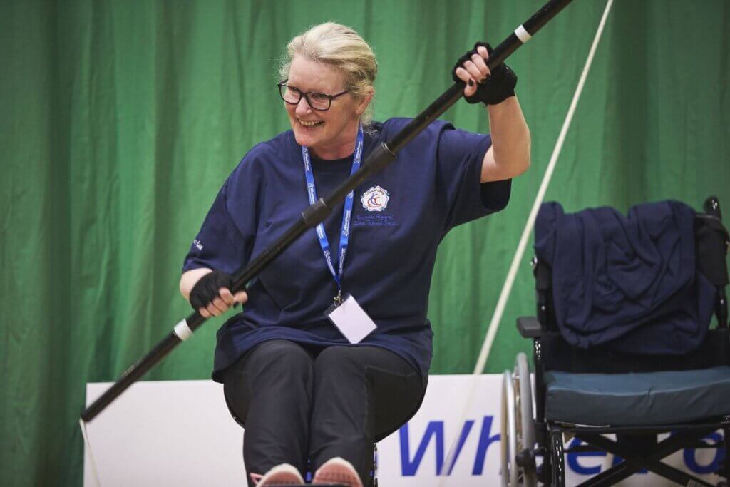 Para canoe demonstration