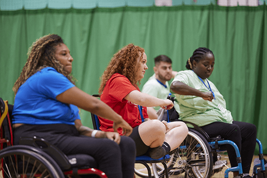 wheelchair exercise class