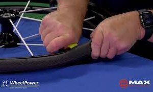 chainging inner tubes wheelchair maintenance film thumbnail