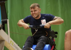 Indoor rowing at Inter Spinal Unit Games