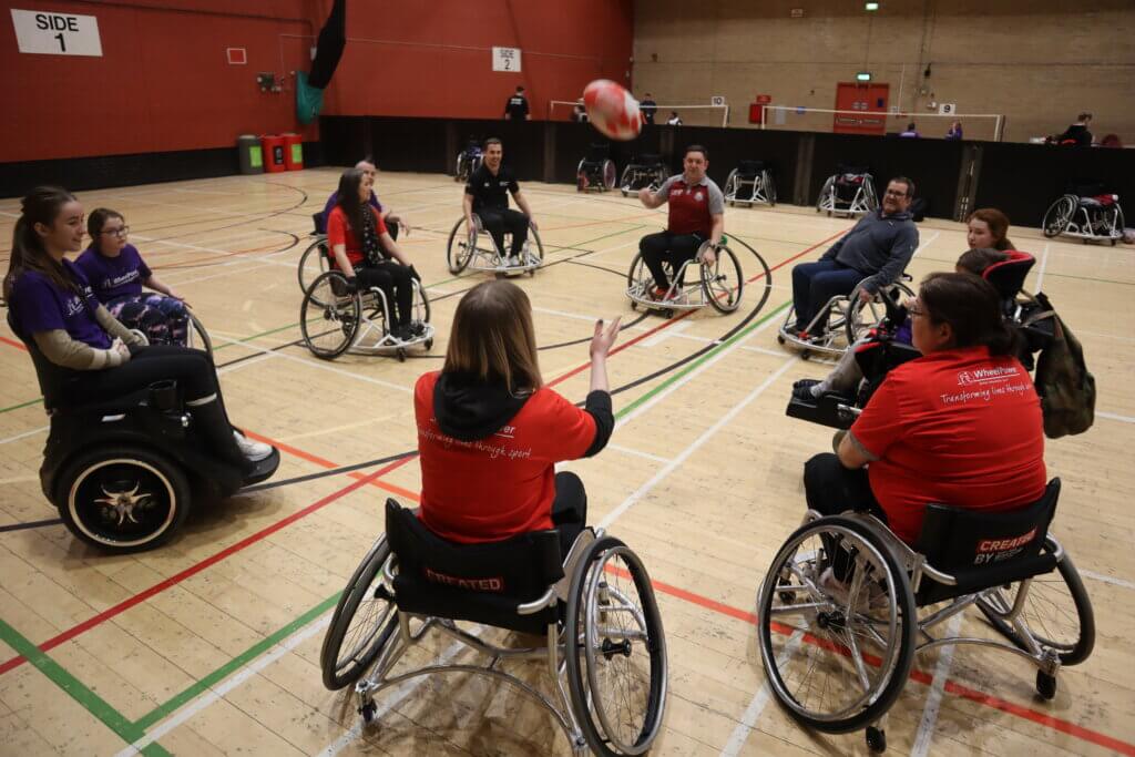Wheelchair Rugby League at WheelPower Wiltshire Sports Festival