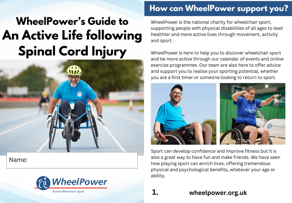 Physical Activity after a spinal cord injury - WheelPower