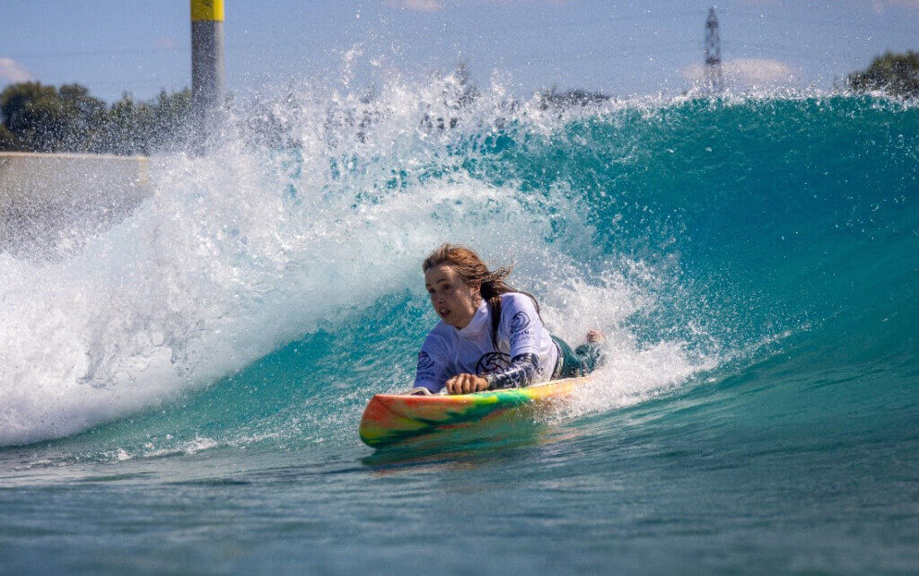 Female Para Surfing