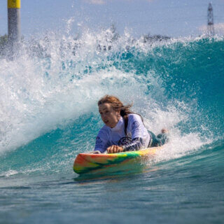 Female Para Surfing